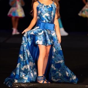 Girls size 8 Fun Fashion. Mac Duggal cut down.